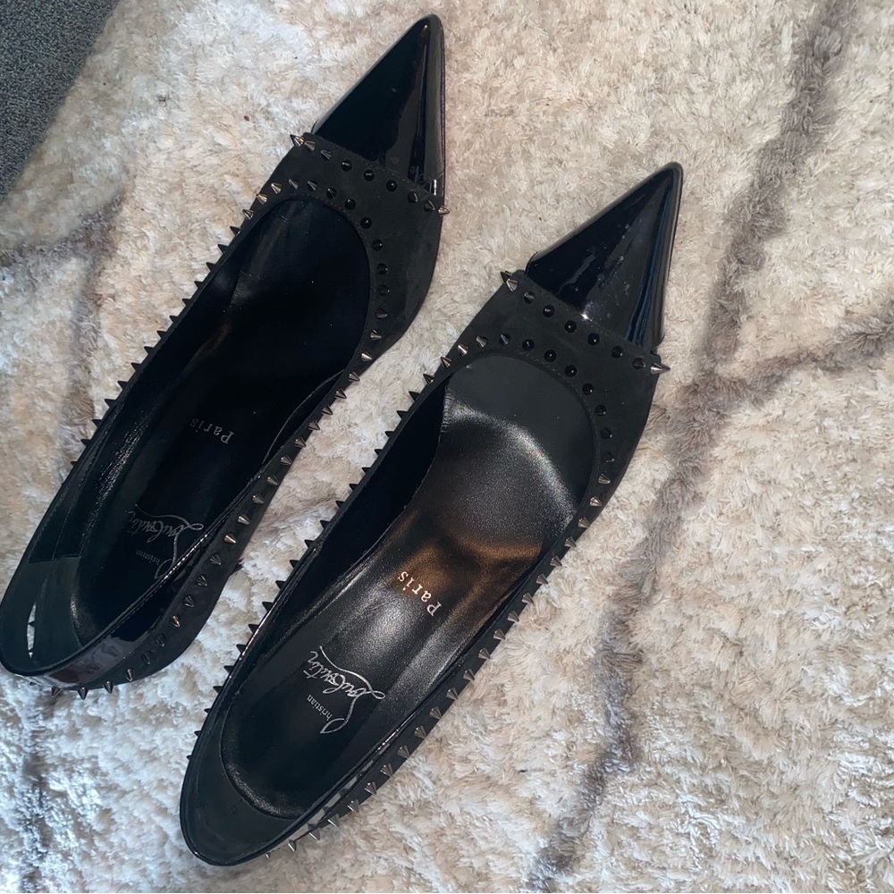 Louboutin Duvette Spike Pumps